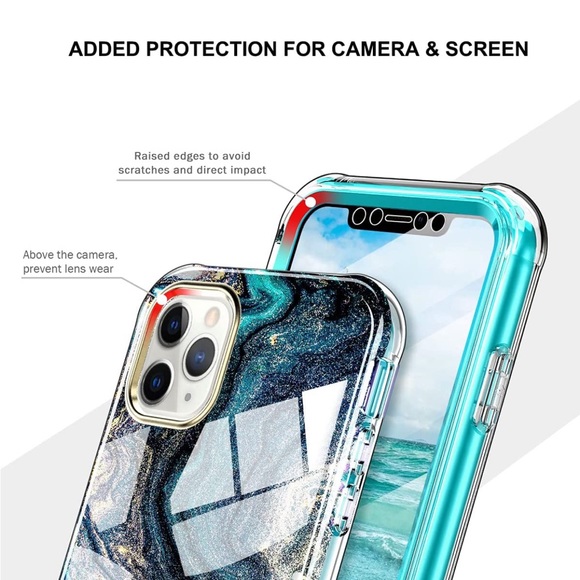 ✨NEW Blue iPhone 11 Pro Max Case (6.5”) | Blue Drift Sand Cover | Blue Phonecase - Picture 6 of 11